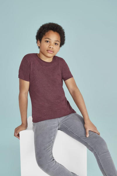 Футболка детская Regent Fit Kids, черная, 4–12 лет