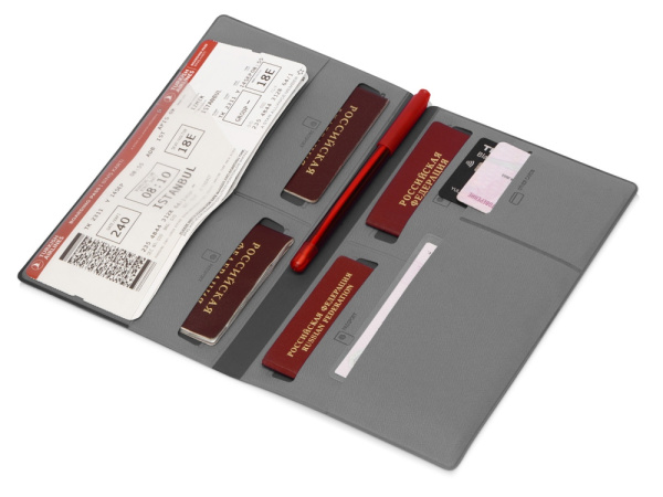 Семейный органайзер для путешествия «Favor», Цвет серый