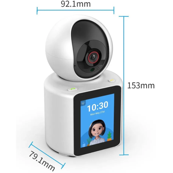 Умная IP-Камера Wi-Fi 2.4.G Video Calling Smart Camera 3мп, (день/ночь, датчик движения, PTZ, видеоняня с экраном)