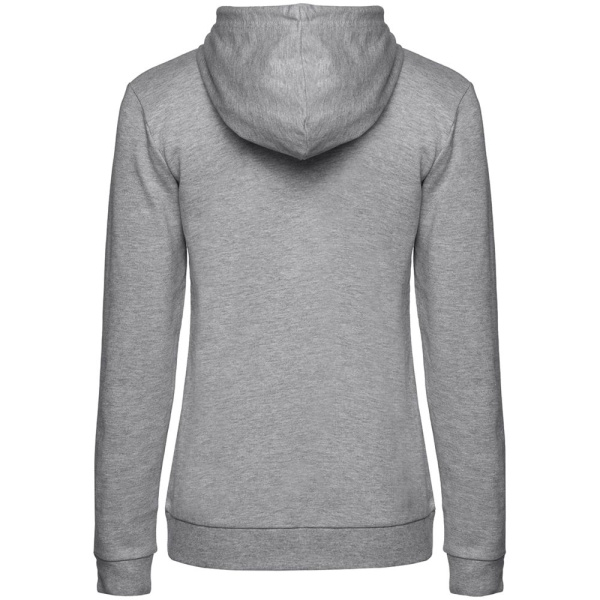 Толстовка с капюшоном женская Hoodie, серый меланж, XS–3XL