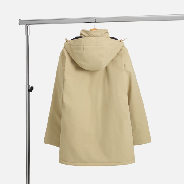 Куртка-парка унисекс Sfera, бежевая, S–4XL