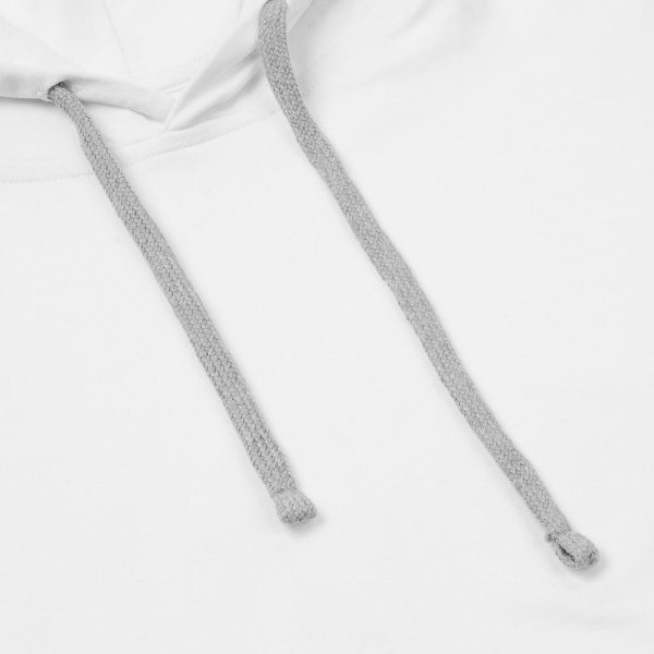 Толстовка с капюшоном Unit Kirenga, белая, XS–4XL