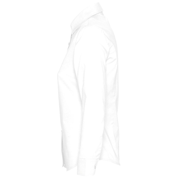 Рубашка женская с длинным рукавом Embassy, белая, XS–3XL