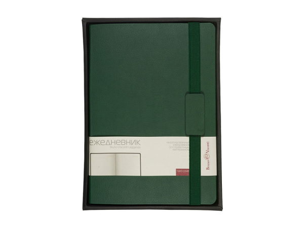 Ежедневник недатированный В5 «Leggenda», Цвет зеленый