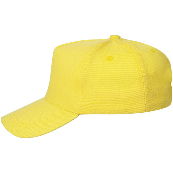 Бейсболка детская Standard Kids, желтая, 52-54