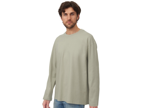 Лонгслив оверсайз «Berlin» унисекс, Размер XL-2XL, Цвет зеленый оливковый