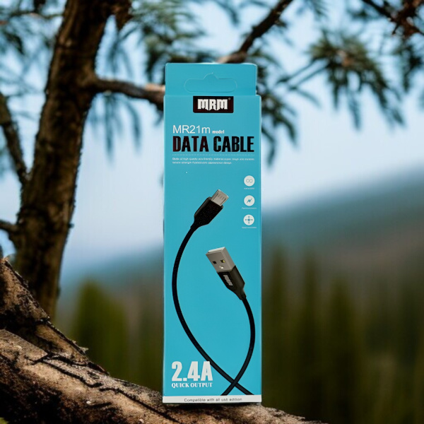 Кабель USB MRM MR21m USB-Micro, длина 1000мм, ток 2.4А, белый / Надежность и удобство для ежедневного использования