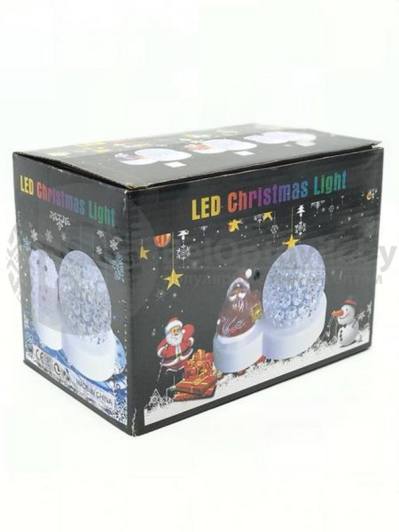 Диско – шар музыкальный Led Christmas Light (USB) с пультом и флешкой. "Дед Мороз", "Свинка"