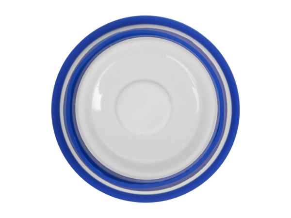 Фарфоровая кружка с двойными стенками «Toronto», Цвет белый/синий