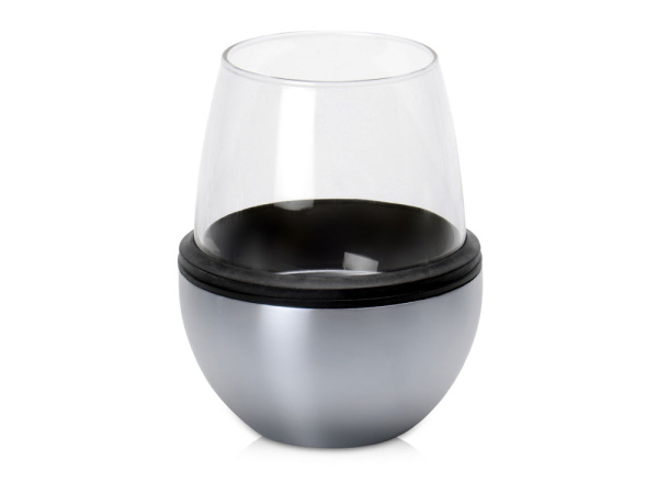 Тумблер для вина «WINE KUZIE», Цвет серебристый