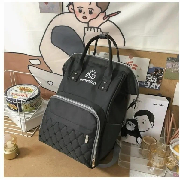 Рюкзак для мам + Сумка на плечо + Сумочка для детских бутылочек / Комбинированный комплект из 3 предметов BSD Babuding