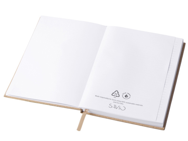 Блокнот из пробки А5 «Passiflora», Цвет натуральный