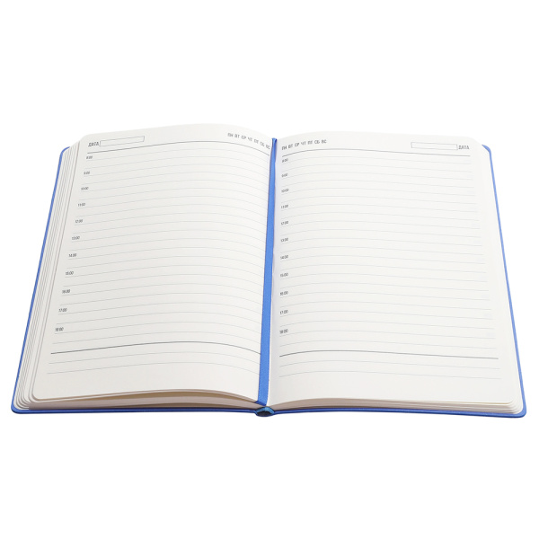 Ежедневник A5 недатированный Franco в мягком переплёте, синий