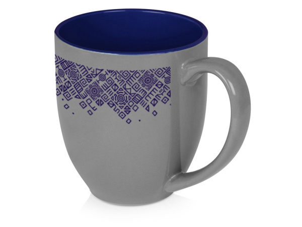 Кружка «Gracy», Цвет серый/темно-синий