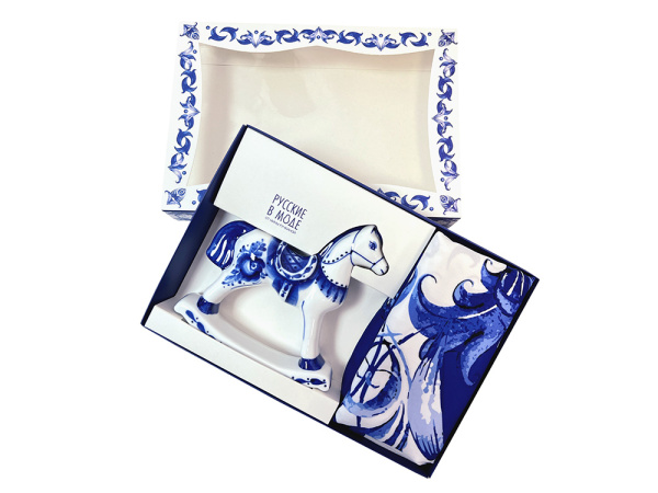 Подарочный набор «Гжель», Цвет синий
