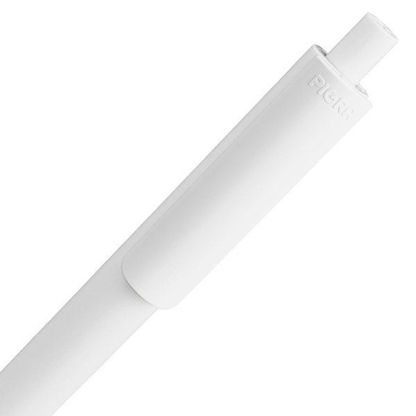 Ручка шариковая Pigra P03 Mat, белая, 14x1,1 см