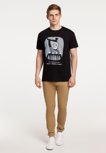 Футболка «Хардкор», черная, S–XXL