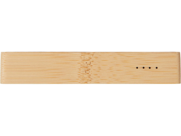 Внешний аккумулятор с подсветкой лого «Reedia S2», 5000 mAh, Цвет черный/натуральный