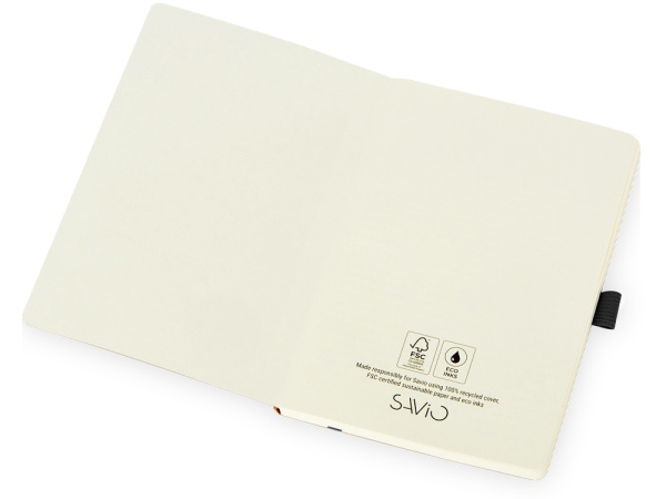 Блокнот А5 в гибкой обложке «Sevilia Soft», Цвет крафтовый/черный