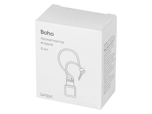 Подвесной ароматизатор воздуха «Boho», цитрус, 8 мл, Цвет прозрачный