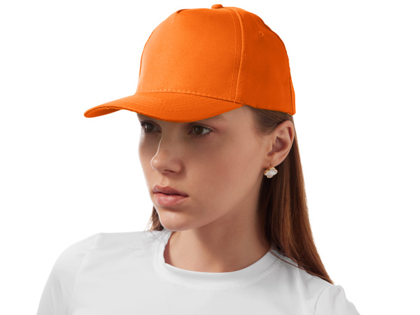 Бейсболка «Poly», Размер 56, Цвет оранжевый