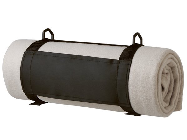 Плед «Нежность» с ремешком на плечо, Цвет светло-серый