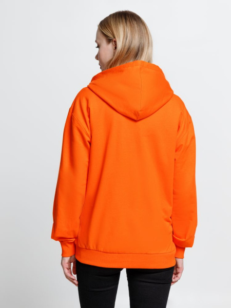 Толстовка на молнии с капюшоном Siverga, оранжевая, XS–4XL