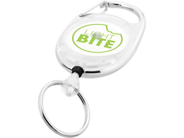 Брелок с роликом «Gerlos», Цвет белый прозрачный