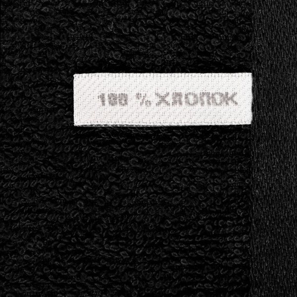 Полотенце Soft Me Light XL, черное, 100х150 см