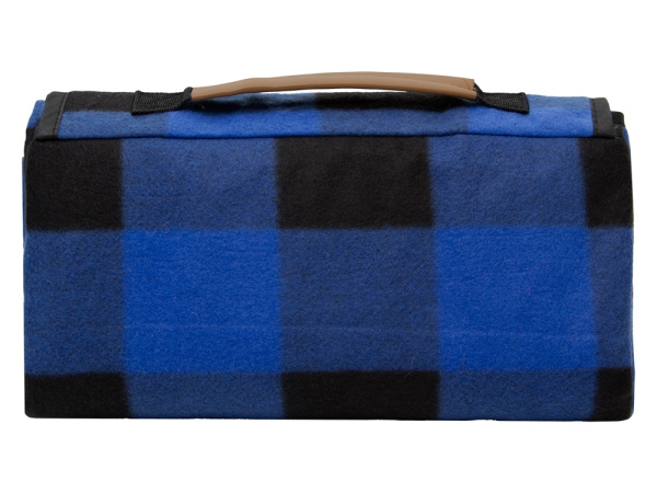 Плед для пикника «Recreation», Цвет синий/черный