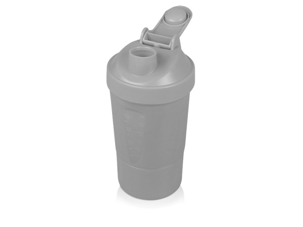 Шейкер для спортивного питания «Level Up», Цвет серый
