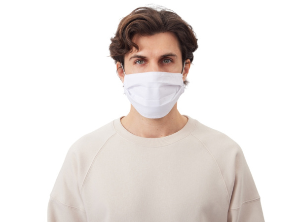 Маска для лица многоразовая для сублимации, M-L, Размер M-L, Цвет белый