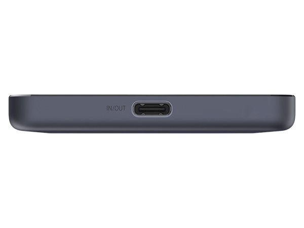 Внешний аккумулятор Xiaomi Super Slim Magnetic Power Bank, 5000 мАч, Цвет черный