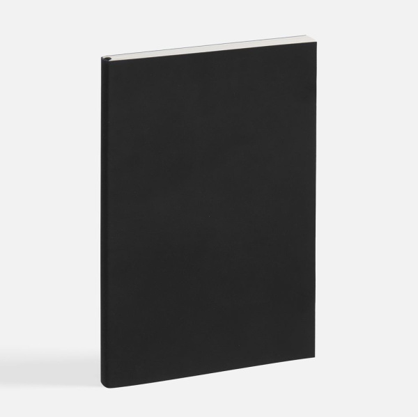 Ежедневник Flat Light, недатированный, черный, 14,7х20,6х1 см
