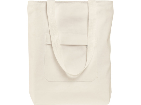 Сумка на молнии «Zipper» из хлопка 280 г/м2, Цвет натуральный