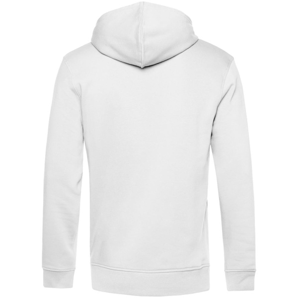 Толстовка на молнии с капюшоном унисекс BNC Inspire (Organic), белая, XS–3XL