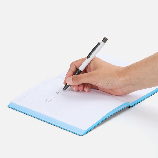 Ручка шариковая Digit Soft Touch со стилусом, белая, 14,5х1 см