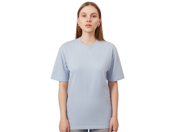 Футболка из френч терри «Warsaw», унисекс, Размер XS, Цвет небесно-голубой