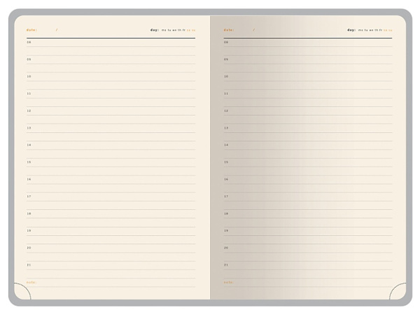 Ежедневник недатированный А5 «Parliament», Размер A5, Цвет бордовый