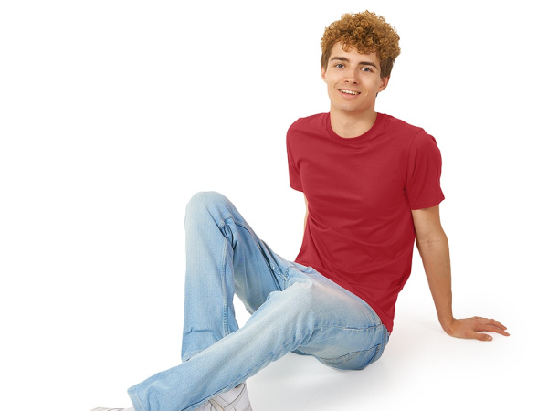 Футболка «Heavy Super Club» мужская, Размер XL, Цвет брусничный