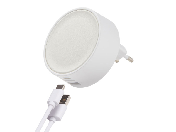 Адаптер питания USB Poweron, Цвет белый