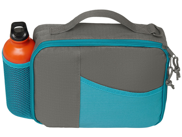 Изотермическая сумка-холодильник «Breeze New» для ланч-бокса, Цвет серый/голубой