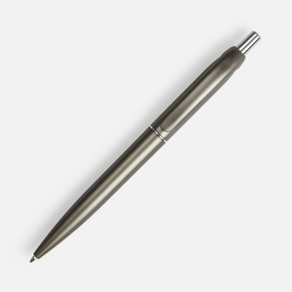 Ручка шариковая Bright Spark, серый металлик, 14,5х1 см