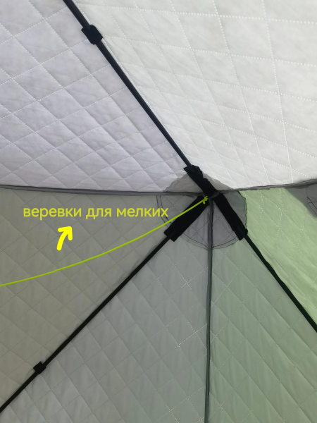 Утепленная трехслойная Зимняя палатка MIR-2016