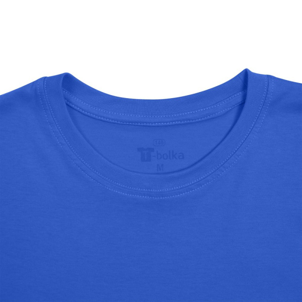 Футболка унисекс T-bolka 140, ярко-синяя, S–4XL