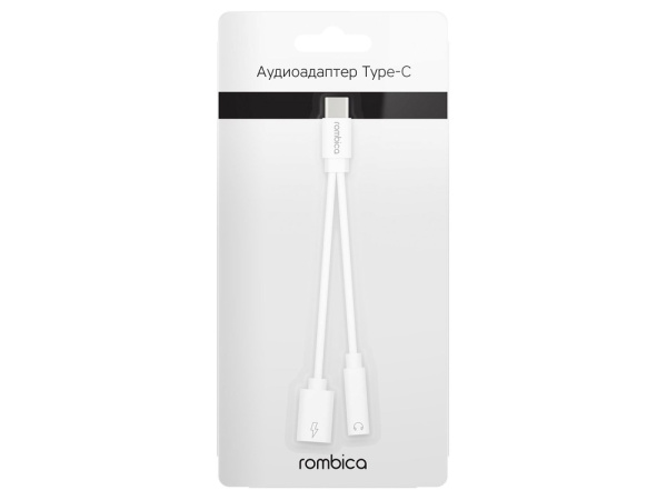 Переходник Type-C Adapter 3.5C, Цвет белый