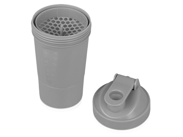 Шейкер для спортивного питания «Level Up», Цвет серый