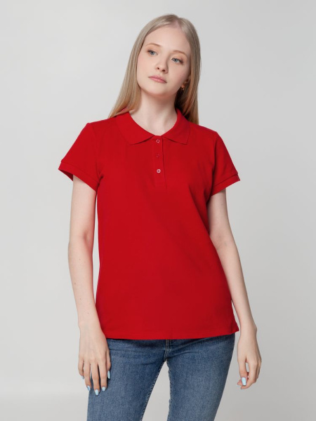 Рубашка поло женская Virma Lady, красная, S–XXL