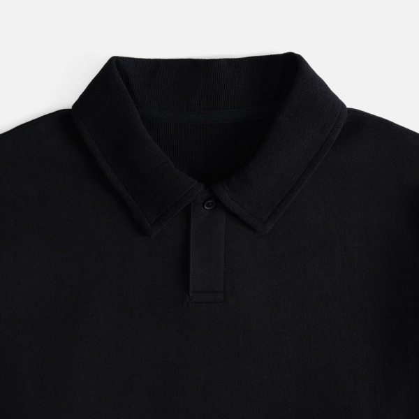 Рубашка поло унисекс Tiimi, черная, XS–XXL