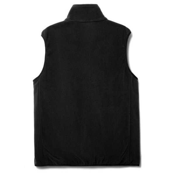 Жилет флисовый унисекс Nesse, черный, XS–XXL